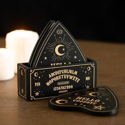 Black ouija talking board - ouija,