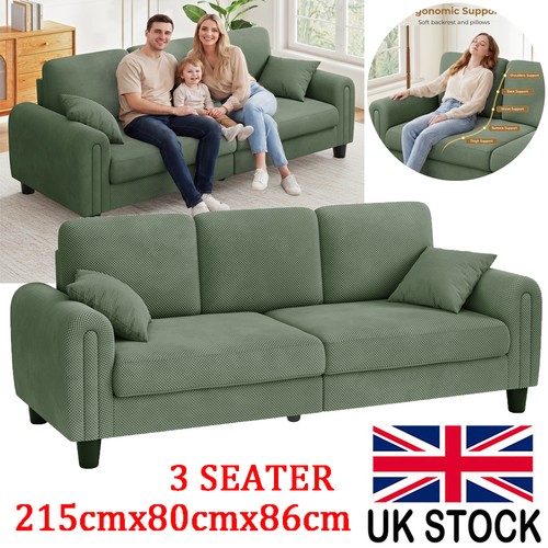 Seater waffle fabric sofa - 3,