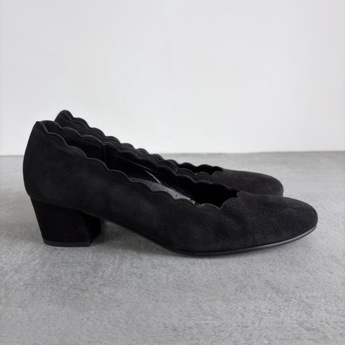 Black suede gabor gigi - suede,