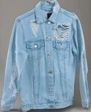 Destroyed Shredded Back Denim