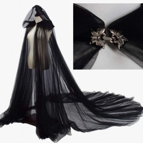 Vintage halloween hooded cloak - halloween,