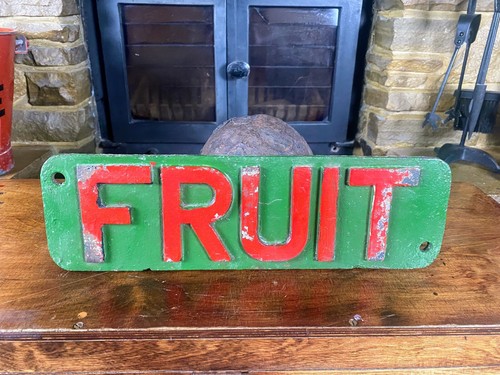 Cast irons railway - irons, fruit