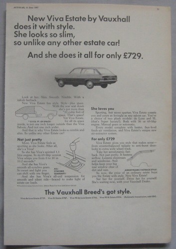 1967 vauxhall viva estate - vauxhall,