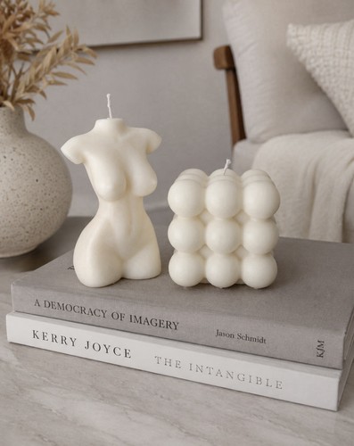 Female body and - and, candle