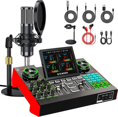 Podcast microphone bundle - microphone, with