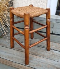 Vintage Rustic Rush Straw Seat