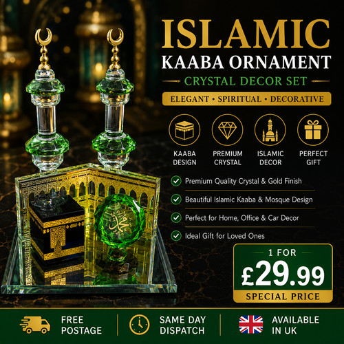 Islamic crystal glass - crystal,