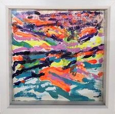 SIDMOUTH ABSTRACT SEASCAPE