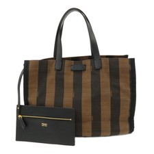 FENDI Pequin Tote Bag Hand Bag