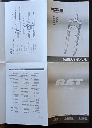 Owner instructions cycle - instructions,