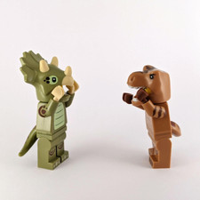 Lego Triceratops & T-Rex