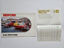 BEDFORD HA CF VAN SALES