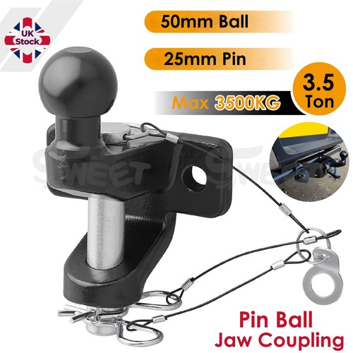 50mm towball tow ball bar - bar, pin