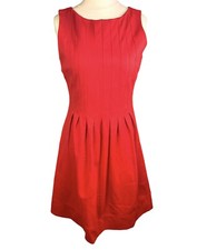Hobbs Red Fit & Flare Dress