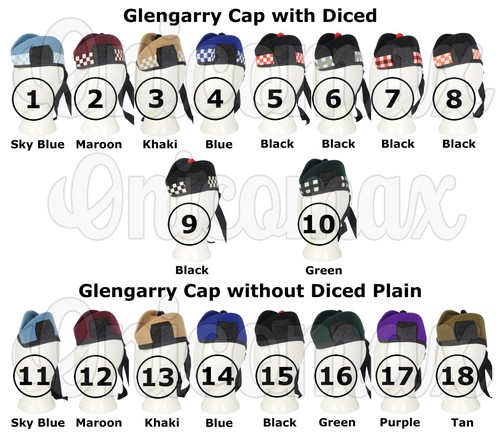 Scottish glengarry hat - glengarry,
