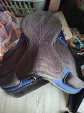 18inch Treeless Saddle  Brown Synthetic with 24" girth 