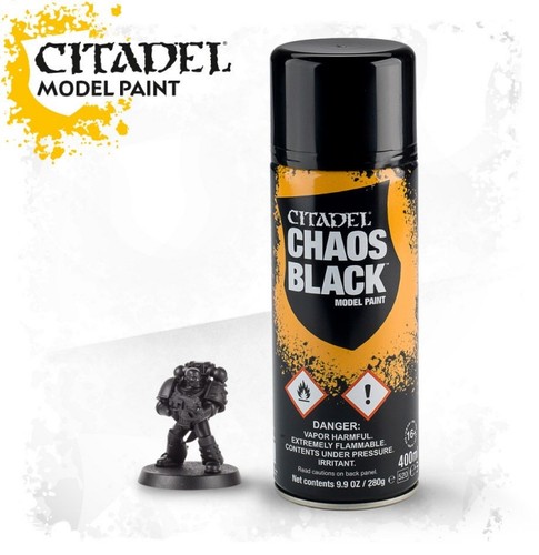 Citadel chaos black spray - black,