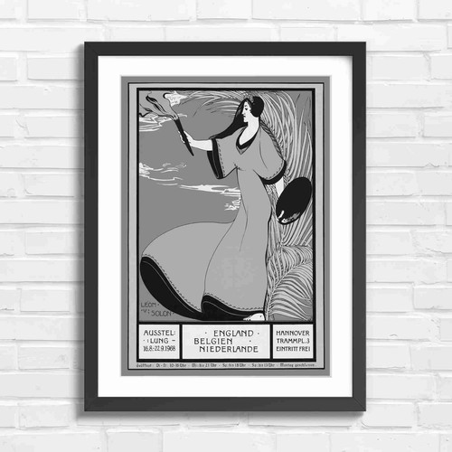 Art nouveau woman - art,