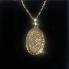 Solid 14ct Gold St Christopher