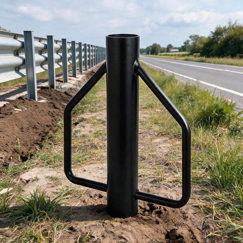 Fence post driver with handle - driver,