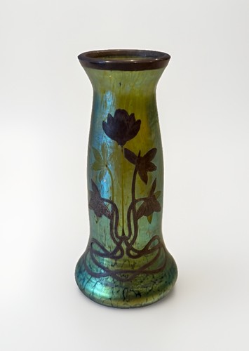 1900 loetz iridescent bud - c.,