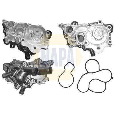 Engine cooling water pump with - cooling,