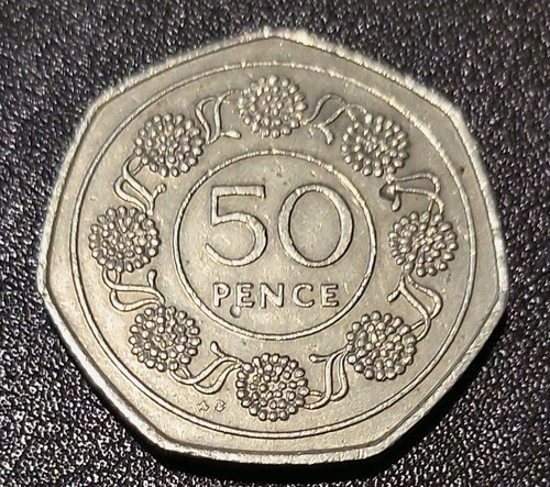 1988 gibraltar large size 50p - gibraltar,