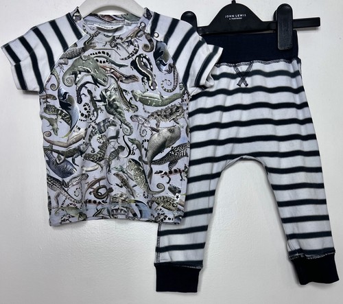 Molo grey lizards stripe - molo,