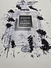 Handmade Chanel-Inspired Fashion Poster – Unique Artwork (A5 Size)