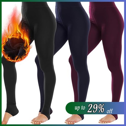 Winter thermal leggings - winter, thick