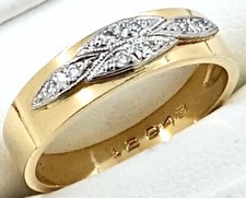 18ct Diamond Set Eternity RING, 750 yellow gold
