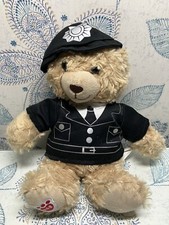 Build A Bear Workshop Police Officer Teddy Bear Plush 10"