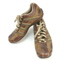 Skechers Urban Track 60449 Brown Leather Oxford Casual Shoe Men's US Sz 8.5 Used