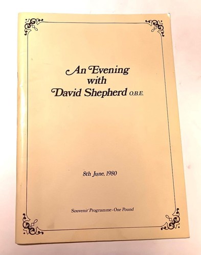 Evening with david shepherd - evening,