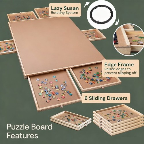 Wooden jigsaw puzzle - wooden, board