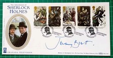 1993 Sherlock Holmes Granada Television Benham FDC Signed Jeremy Brett