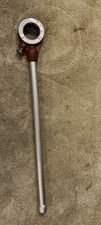 RidgidHand  Pipe Threader. Ratchet handle, including 3/4 Die Head