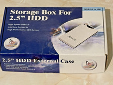 Mentor External Hard Drive Enclosure 2.5 HDD USB 2.0 to IDE Hard Disk Case Boxed