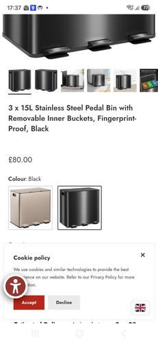 Pedal bin soft close - pedal,