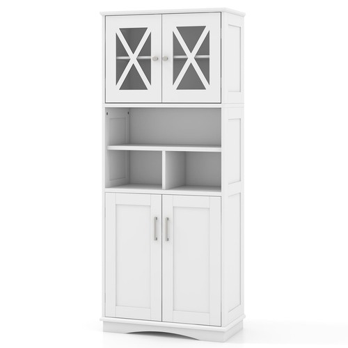 Costway tall bathroom cabinet - tall,