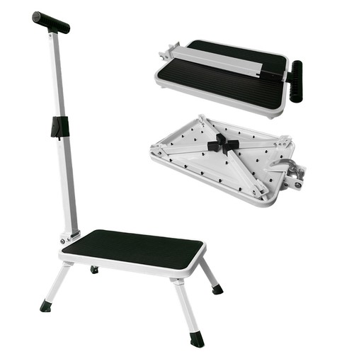 Single folding caravan step - folding,