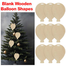 Birchwood Laser Cut Wooden Blanks Balloon Shape Wooden Ornaments Embellishments