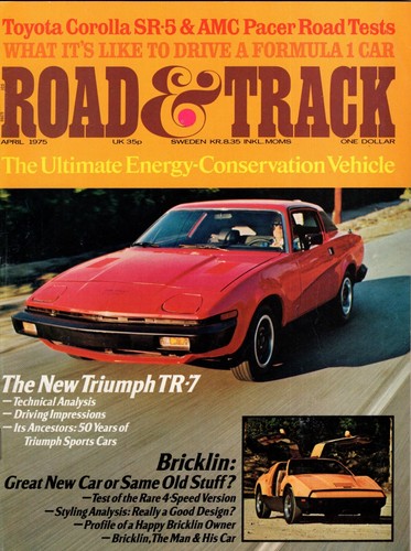 Road track april 1975 - &,