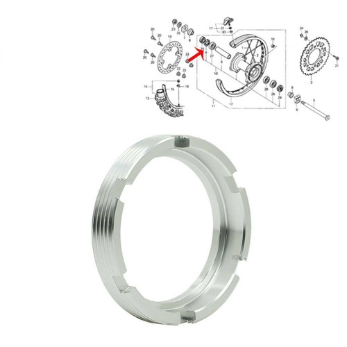 Rear wheel bearing - rear,