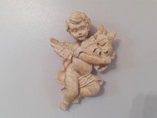 Ceramic Cherub Baby Angel 3D Sculpture Wall Hanging Wall Art Ornament