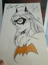 Batman original art Batgirl