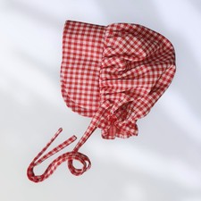 Adult Baby Sissy Bonnett Red