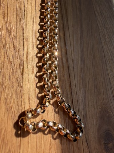 9ct gold victorian rolo - gold,