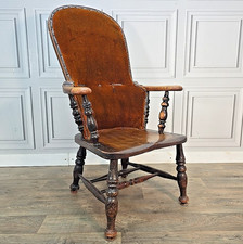 Antique Country Broad Armchair
