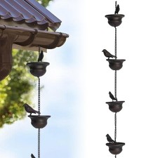 Garden Gutter Rain Chain with